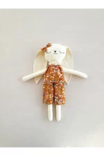 Tavşan Uyku Arkadaşı - Organik ve Güvenli Kız Bebek Oyuncakları - Görsel 4