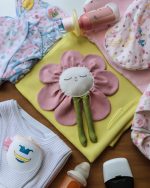 Sevimli Pembe Papatya Çiçek Uyku Arkadaşı