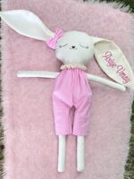 Kişiye Özel İsimli Tavşan Uyku Arkadaşı - Oyun Arkadaşı - Görsel 2