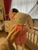 Kişiye Özel İsimli Tavşan Uyku Arkadaşı - Oyun Arkadaşı - Görsel 6