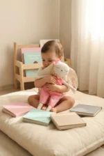 Kişiye Özel İsim Nakışlı Tavşan Uyku Arkadaşı - Görsel 4