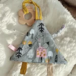 Ahşap ve Kumaş Hışırtılı Diş Kaşıyıcı - Ahşap Diş Kaşıyıcı & Kumaş Diş Rahatlatıcı