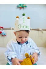 Çocuklar İçin Doğum Günü Tacı - İsim İşlemeli Özel Tasarım - Görsel 2