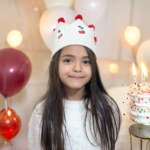 Kiraz Konsept Doğum Günü Tacı - Pamuklu Kumaş Parti Tacı