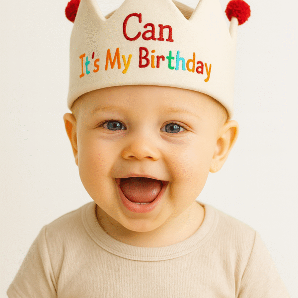 It's My Birthday yazılı, isme özel doğum günü tacı