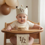 Yarım Yaş Tacı + Mama Sandalyesi Flaması Seti